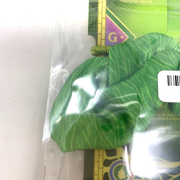 Wicked Hair Accessory Set Glinda Or Elphaba Clips Scrunchie Hair Ties Pink Green - Picture 8 of 11